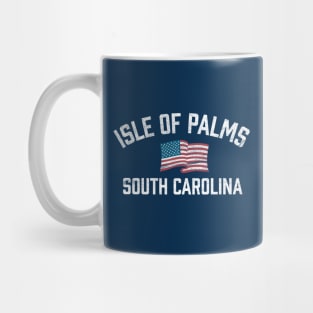 Isle of Palms Patriotic USA American Flag Vintage Mug